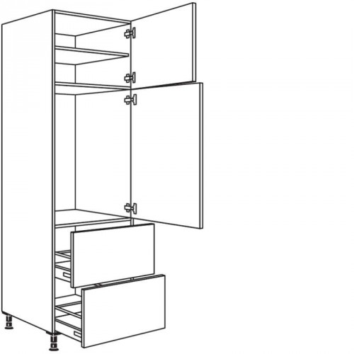 Hochschrank Geräte-Umbau für Kühlautomaten