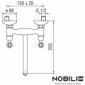 Nobili Antica Wand-Spültischmischer Zweigriff-Armatur [2/4]