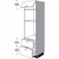Seitenschrank für Einbaugeräte mit 1 Klappe und 2 Auszüge [2/21]