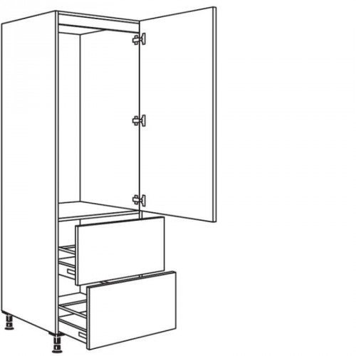 Hochschrank Geräte-Umbau für Kühlautomat