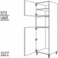 Hochschrank Geräte-Umbau für Kühlautomaten und Dampfgarer [2/9]