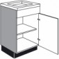 Unterschrank für Kochmulde und Induktions-Kochfeld [1/16]