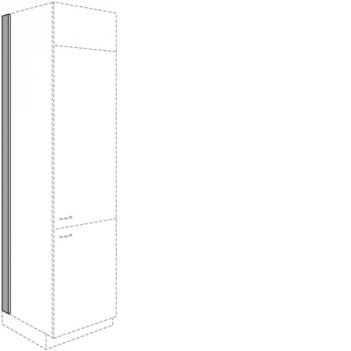 Blende für Seitenschrank mit 1907 mm Höhe in Korpusfarbe