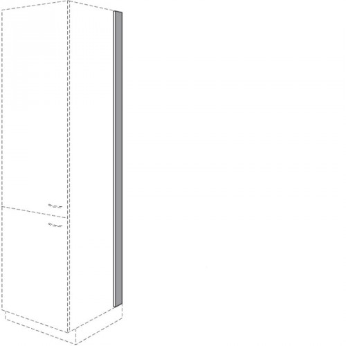Passleiste für Seitenschrank in Korpusfarbe