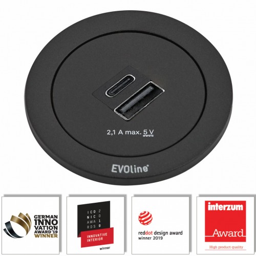 Evoline One Doppel USB A+C Charger