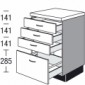 Unterschrank mit 3 Schubkasten und 1 Auszug [2/16]