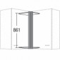 Eckblende für Hängeschränke mit 867 mm Höhe [2/22]