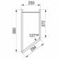 Maxi Diagonal-Unterschrank mit 1 Drehtür und 2 verstellbare Fachböden [3/17]
