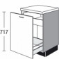 Unterschrank mit 1 Auszug und 1 Innenschubkasten [2/16]