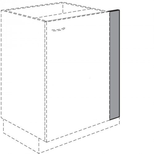 Passleiste für Maxi Unterschränke in Frontfarbe