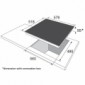 Induktionskochfeld 60 cm mit Sensorsteuerung, vorne [2/2]