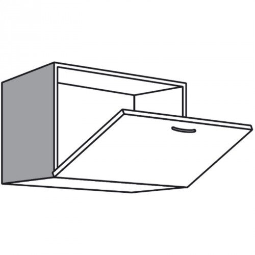 Hängeschrank mit Barklappe