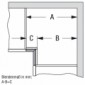 Eckblende für Hängeschränke 579 mm hoch in Frontfarbe [3/28]