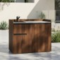 modulLINE ML 120F KA Minik&uuml;che aus Holz mit K&uuml;hlschrank und 2 Ausz&uuml;ge [2/25]