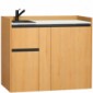 modulLINE ML 120F KA Minik&uuml;che aus Holz mit K&uuml;hlschrank und 2 Ausz&uuml;ge [14/25]