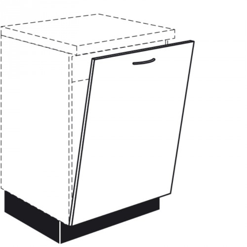 Frontplatte für vollintegrierte Unterbau-Geschirrspülmaschinen