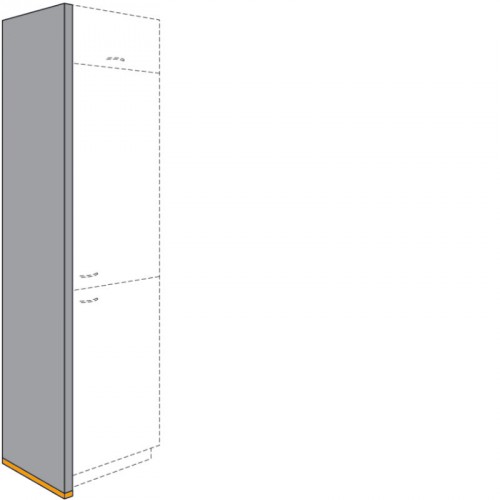 Seitenschrank-Wangen in Korpusfarbe 40 mm dick