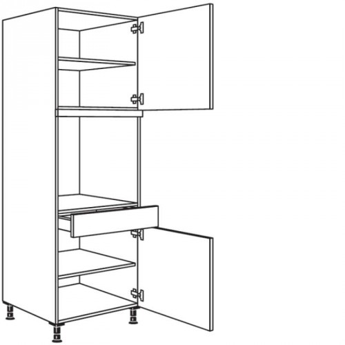 Hochschrank für Geräte-Umbauten, Backofen 590 mm Nische