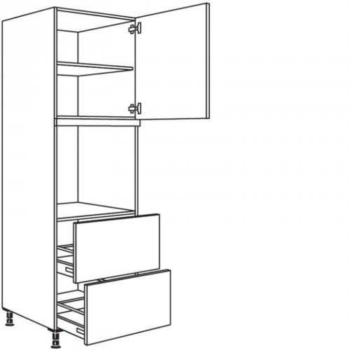 Hochschrank für Geräte-Umbauten, Backofen 590 mm Nische