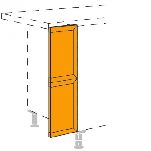 Frontpassstück in geteilter Optik