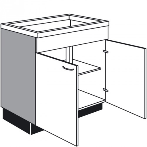 Unterschrank für Kochmulde oder Induktions-Kochfeld