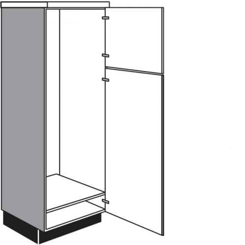 Highboardschrank für Einbaugeräte mit 2 Geräte-Drehtüren