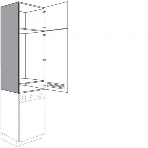 Aufsatzschrank für Einbaugerät