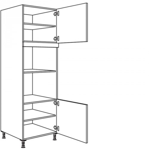 Hochschrank für Geräte-Umbauten, Mikrowelle und Dampfgarer