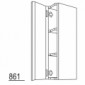 Wandschrank diagonal mit 2 Einlegeböden [2/13]