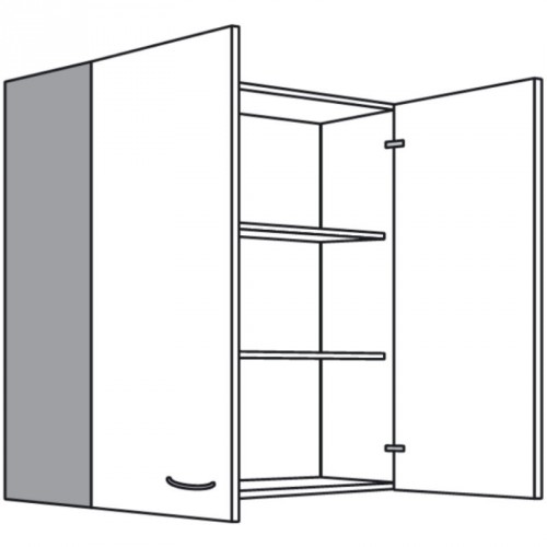 Oberschrank mit 2 Drehtüren