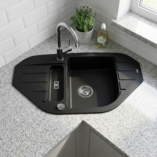 K&uuml;chen-Ecksp&uuml;le Kunstgranit Niagara 60