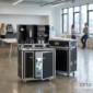 kitcase pro-art Kofferk&uuml;che mit Pantryauflage und Sp&uuml;le - die mobile K&uuml;che im Flightcase auf Rollen [7/24]