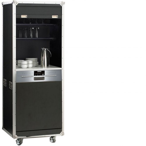 casekitchen light pro-art Beistellschrank 69 cm mit Siemens Geschirrspüler 60 cm