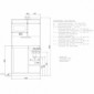 Schrankküche Büroküche mit Drehtüren PKD 100 cm breit [6/9]