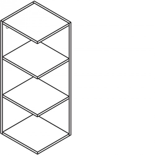 Akzent-Abschlussregal Vertikal 300 mm Breite