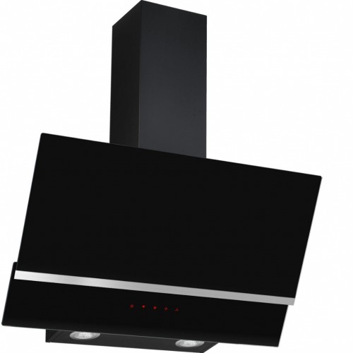 Kaminhaube StripeX schwarzer Glasschirm Breite 80 cm Kaminhaube StripeX schwarzer Glasschirm Breite 80 cm