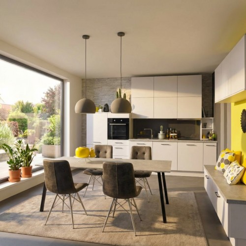 K&uuml;che Leerblock Impuls 330x180 cm Stellmass