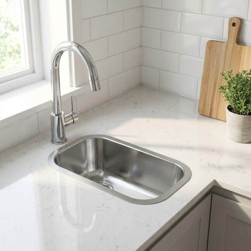 Edelstahlbecken f&uuml;r die K&uuml;che IB 18x40