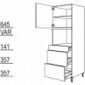 Hochschrank für Geräte-Umbauten, Dampfgarer Kompaktgerät [2/9]