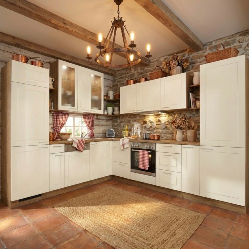 Winkelküche Landhausküche ohne Elektrogeräte 275x315 cm Winkelküche Landhausküche ohne Elektrogeräte 275x315 cm