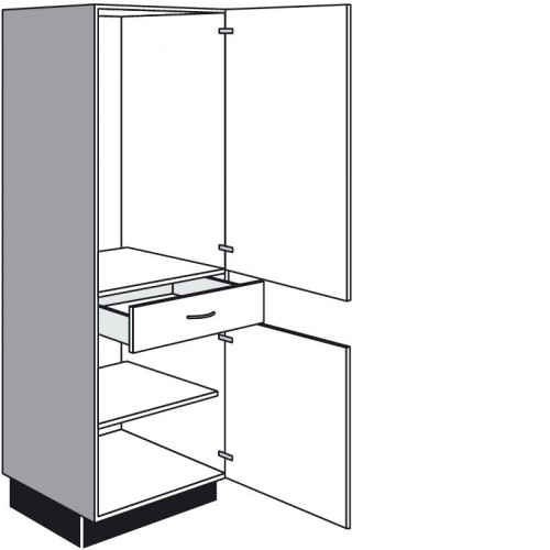 Highboard Geräteumbauschrank mit 1 Geräte-Drehtür