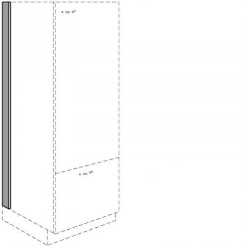 Passleiste für Highboard in Korpusfarbe