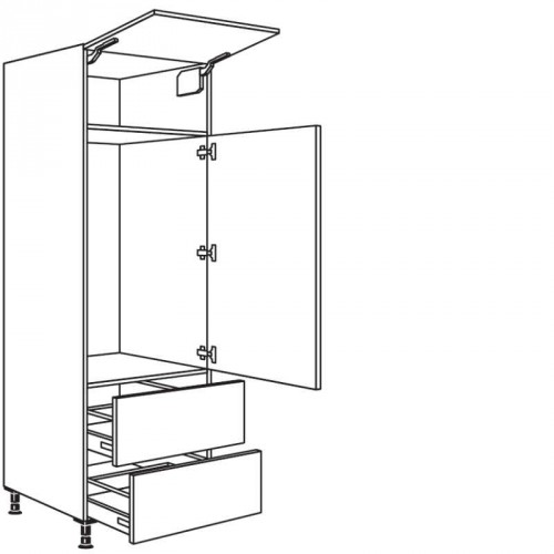 Hochschrank Geräte-Umbau für Kühlautomaten