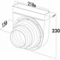 T-UR-ST Umlenkstück 90° mit integriertem Stufenring [2/2]