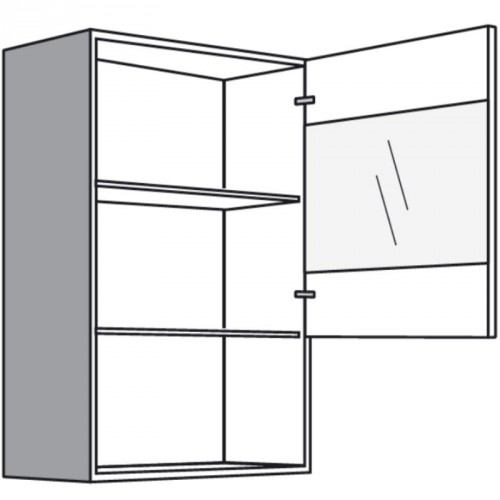 Hängeschrank mit Glasdrehtür 1