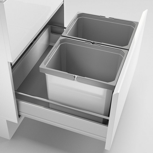 Einbau-Abfallsammler Cox(R) Box 275 K/600-2 mit 2 x 12 Liter