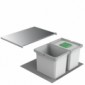 Einbau-Abfallsammler Cox(R) Box 275 K/600-2 mit 2 x 12 Liter [1/5]