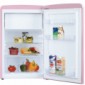Kühlschrank mit Gefrierfach 88 cm Höhe Retro Design pink [1/3]