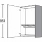 Geschirrtrocknerschrank mit 1 Drehtür [3/18]