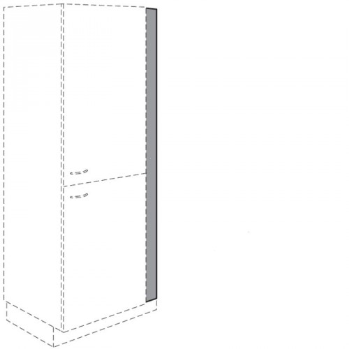 Passleiste für Highboard in Korpusfarbe